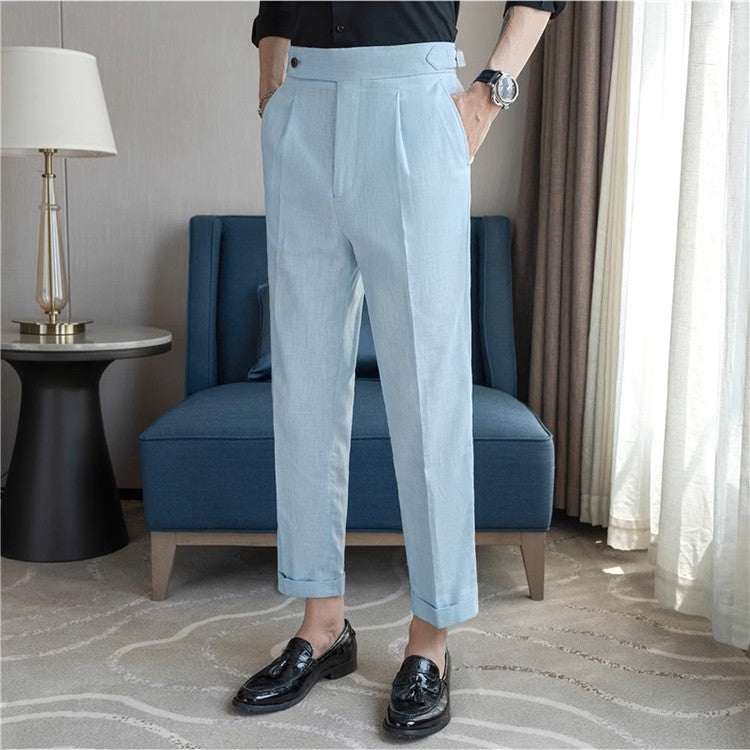 Valente™ Linen Buckle Trousers