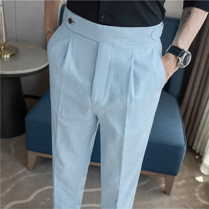 Valente™ Linen Buckle Trousers