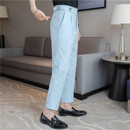 Valente™ Linen Buckle Trousers