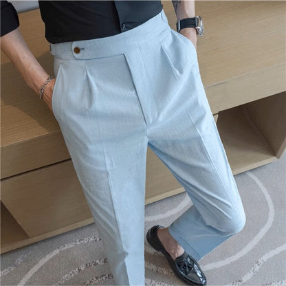 Valente™ Linen Buckle Trousers