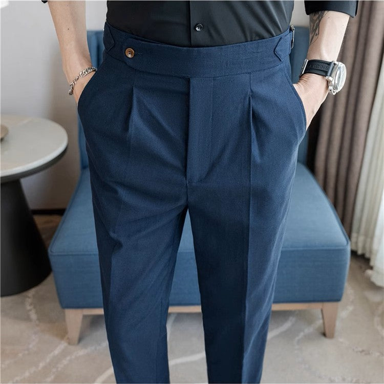 Valente™ Linen Buckle Trousers