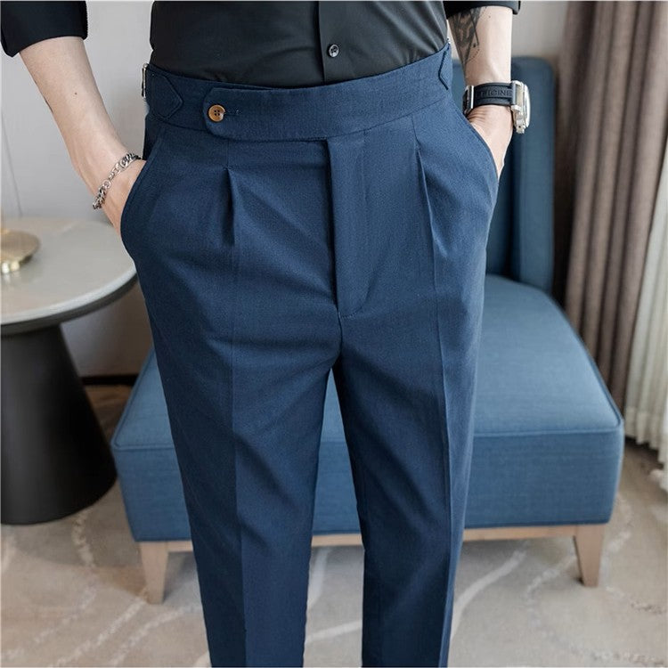 Valente™ Linen Buckle Trousers