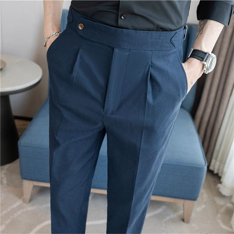 Valente™ Linen Buckle Trousers