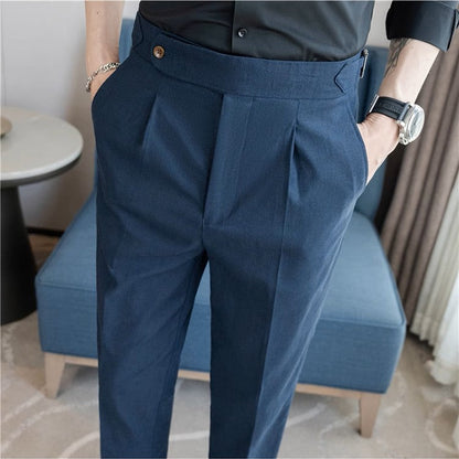 Valente™ Linen Buckle Trousers