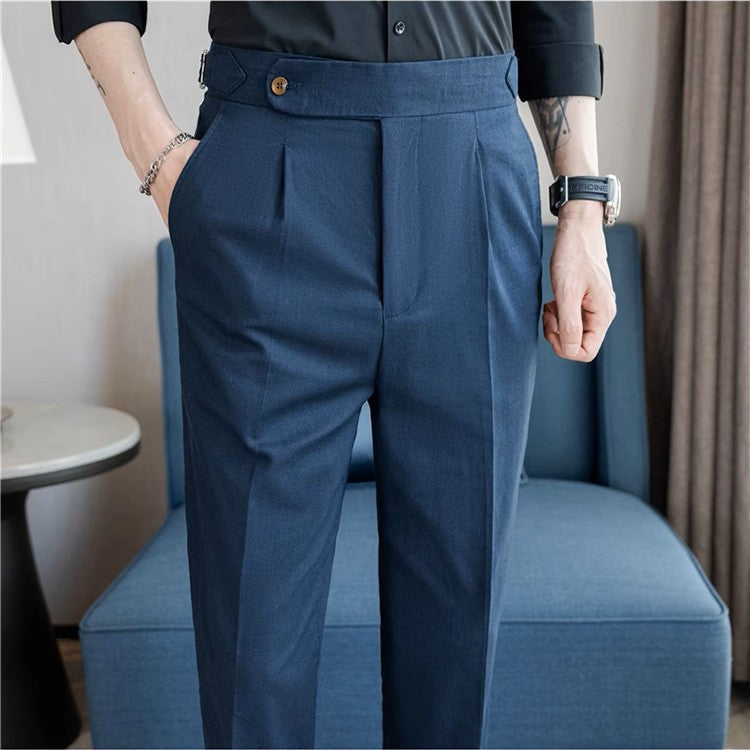 Valente™ Linen Buckle Trousers