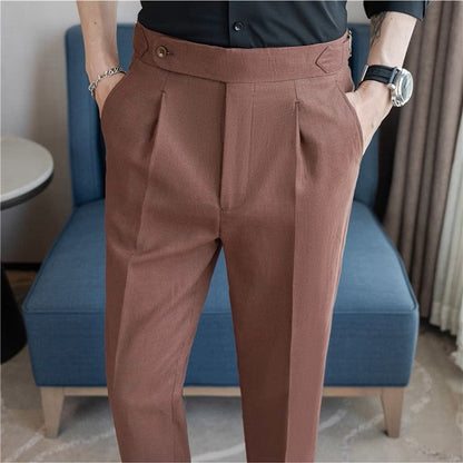 Valente™ Linen Buckle Trousers