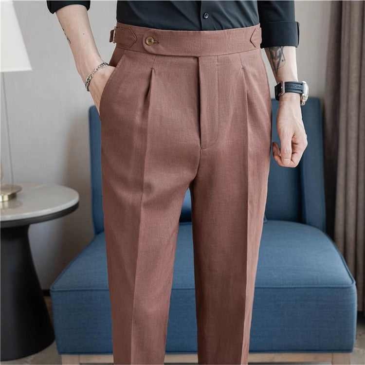 Valente™ Linen Buckle Trousers