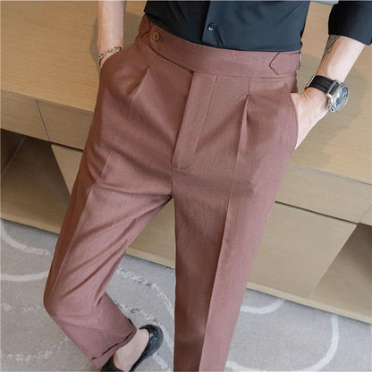 Valente™ Linen Buckle Trousers