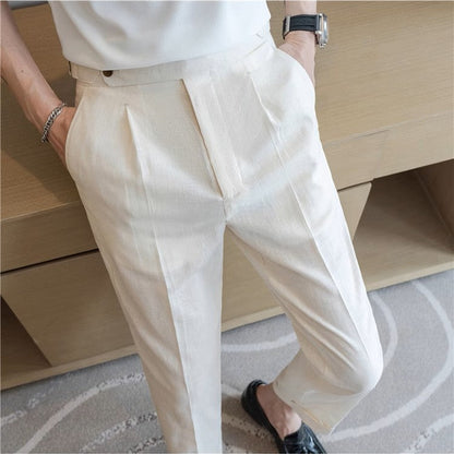 Valente™ Linen Buckle Trousers