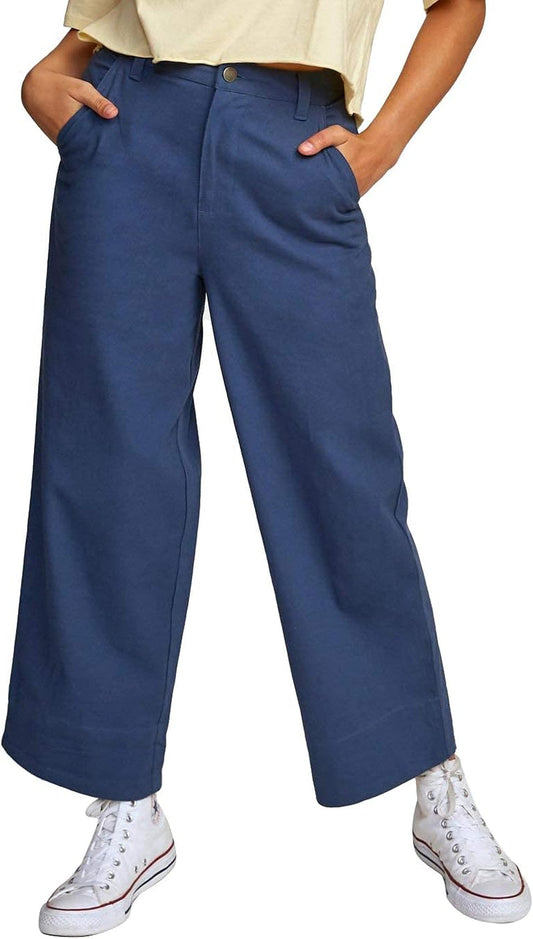 Junior'S Jackal Wide Leg-Trouser, Dark-Denim, 29