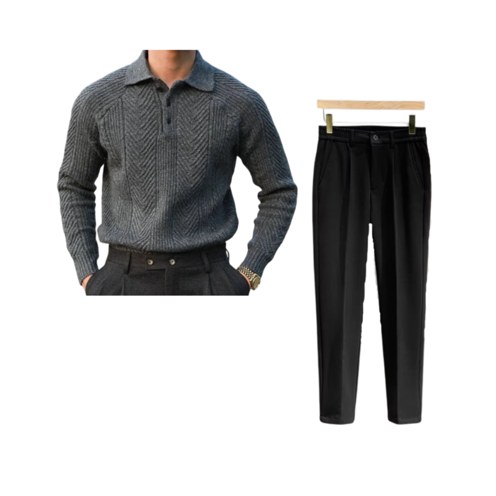 Liscio™ Polo Sweater Set 1
