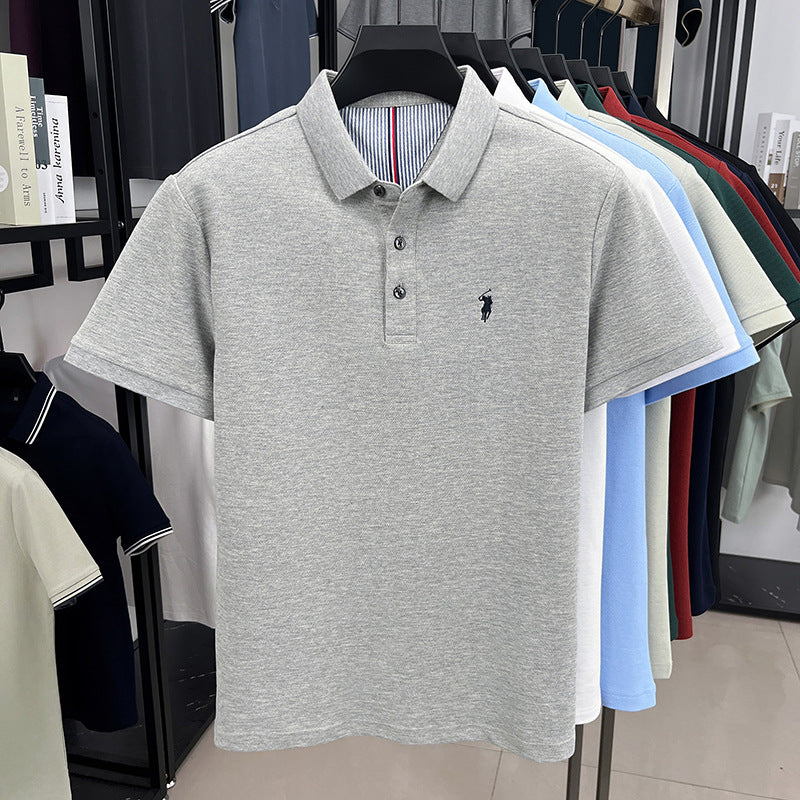 Cotton POLO Shirt – Short Sleeve, Classic Fit for Men