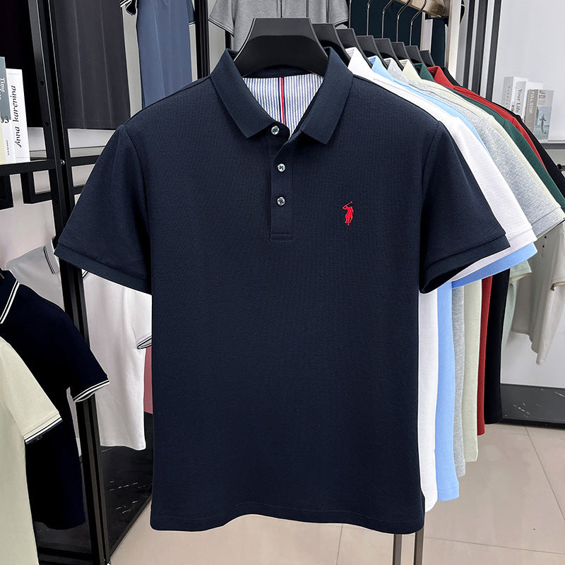 Cotton POLO Shirt – Short Sleeve, Classic Fit for Men