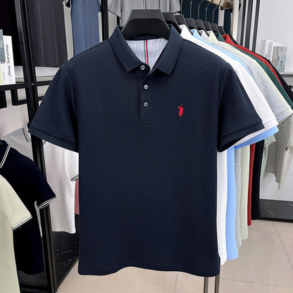 Cotton POLO Shirt – Short Sleeve, Classic Fit for Men