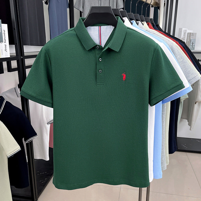 Cotton POLO Shirt – Short Sleeve, Classic Fit for Men