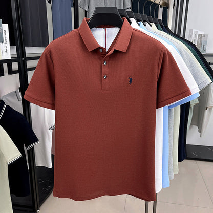 Cotton POLO Shirt – Short Sleeve, Classic Fit for Men