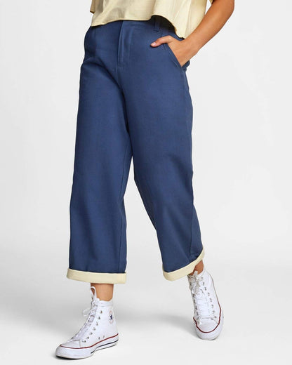 Junior'S Jackal Wide Leg-Trouser, Dark-Denim, 29